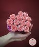 Мини-коробка "Сердце", 13 шоколадных роз